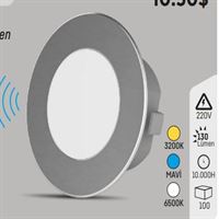 YUVARLAK SENSÖR+FOTOSELLİ 4000K 1